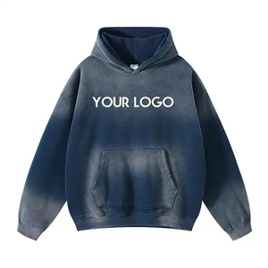 Venta al por mayor Unisex 100% algodón Tech Fleece Pullover Hoodies invierno pantalones de chándal bordado Tech Fleece Drop Shoulder Design para - Product Image 2