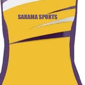 Uniforme de Netball Personalizado con Estampado Digital, Talla Grande, 100% Poliéster, Ropa Deportiva Económica para Equipos, Vestido de Uniforme de Netball Femenino - Product Image 3