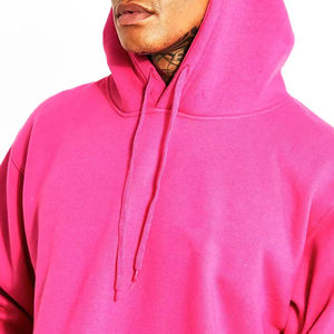 Sweat à capuche surdimensionné personnalisé pour homme avec broderie et strass, imprimé en relief, 100 % coton, THT WEARS, collection hiver en gros - Product Image 3