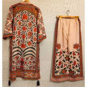 Conjunto de Dos Piezas FUSION de Largo Extremo para Uso Diario SL00248 con Decoración de Borlas y Top de Manga Tres Cuartos para Otoño - Product Image 3