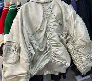 Men's Retro Winter <b>Jacket</b> High Street Style Heavy Coat <b>Fur</b> Decoration <b>Hooded</b> Metal Zipper Casual Bomber OEM Service Available - Product Image 2