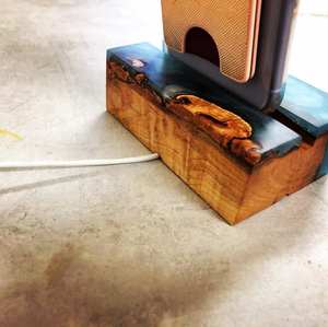 High quality Handmade Epoxy Resin Mobile <b>Phone</b> <b>Holder</b> Stand Decorative <b>Desk</b> Smartphone <b>Holder</b> <b>for</b> Office Home Table Use - Product Image 4