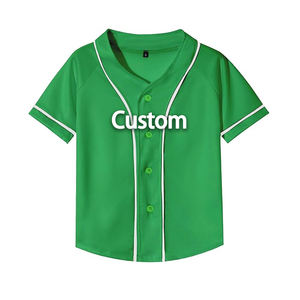Maillot de baseball design solide pour impression par transfert par sublimation 240 GSM tissu décontracté avec motif - Product Image 3