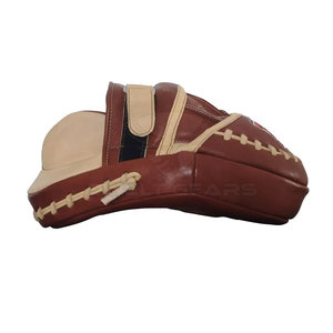 Custom Designed Professional 8oz 12oz 16oz PU Leather Martial Arts and Boxing Gloves Curved <b>Focus</b> Punching Mitts - Product Image 2