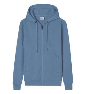 Customized Lined Autumnwinter Plush Fleece Hooded Zippered <b>Cardigan</b> Hoodie <b>Men's</b> Jacket Printed logo Work Hoodies - Product Image 6