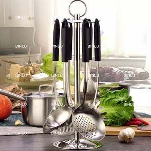 Cuchara ranurada de acero inoxidable de 31cm x 8,5 cm para cocinar y servir, herramienta esencial para juegos de herramientas de cocina - Product Image 4