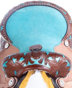 OEM & ODM-brida de cuero de caballo ecuestre, bandana cruzada, cuello de cabeza acolchado, suave, elegante, cosido en banda nasal y banda BROBAND - Product Image 4