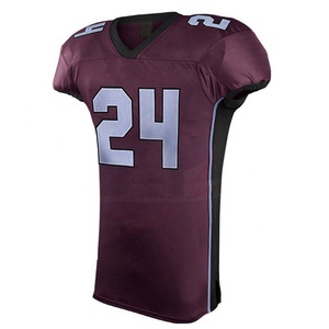 Fútbol de malla americano Personalizado Poliéster Recortado Fútbol retro Fútbol americano Jersey Streetwear - Product Image 6