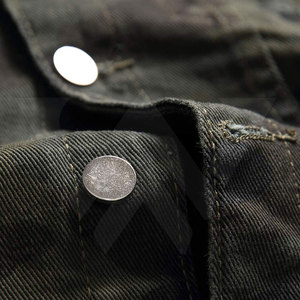 Nouveau design veste en jean pour hommes adultes veste d'hiver de couleur unie pour hommes vêtements décontractés veste en jean pour hommes - Product Image 5