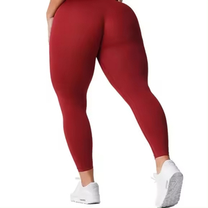 Mallas personalizadas de cintura alta de alta calidad para mujer, mallas de yoga y fitness con logotipo personalizado, mallas suaves de realce de Pakistán - Product Image 6