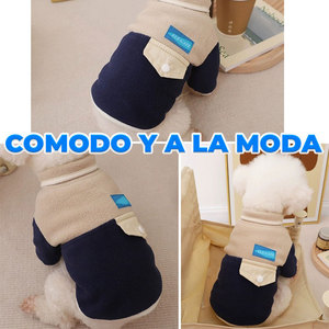 Cappotto in Cotone Felpato per Cani di Piccola Taglia, Autunno e Inverno, Elegante Motivo Tinta Unita, Abbigliamento Casual per Mantenere Caldo il Tuo Compagno di Pelo - Product Image 2