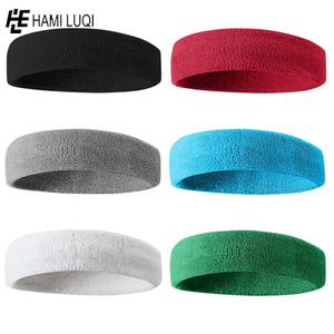 Wholesale Customize <b>Men</b> Yoga Elastic <b>headband</b> Unisex Fitness Hair Band Sweat Sports <b>Headbands</b> <b>Run</b> - Product Image 2