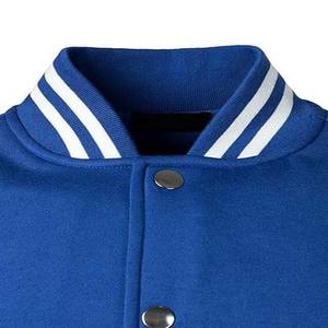 Chaqueta universitaria de cuero de lana de alta calidad para hombre, diseño personalizado, logotipo bordado, botón, bolsillo, lona de béisbol de invierno - Product Image 4