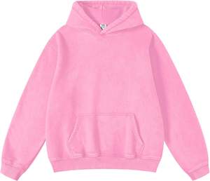 Otoño Streetwear Sudaderas con capucha Diseño forrado Logotipo frontal Impresión de pantalla de seda Digital Tie-Dye Lavado ácido Técnicas de lavado Sólido con capucha - Product Image 1