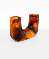 Vase en résine artisanal, décoration de table moderne, porte-fleurs, fabricant