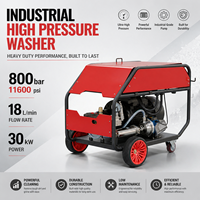 Nettoyeur haute pression industriel 800 bars 11600 psi, pour atelier de peinture automobile, nettoyage de sols, élimination de la rouille sur surfaces métalliques