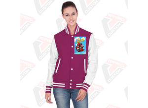Venta caliente de las mujeres Casual Street Wear Varsity Jacket Nueva moda de impresión personalizada chaqueta transpirable para las mujeres - Product Image 5