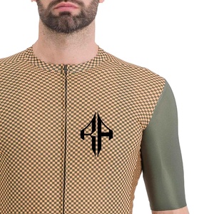 Nueva llegada Full Zip up hombres sublimación ciclismo Jerseys 100% poliéster Material Premium alta calidad logotipo personalizado para los hombres - Product Image 5