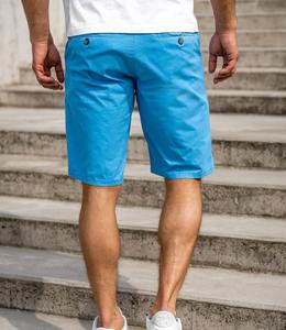 กางเกงขาสั้นผ้าฝ้ายโพลีเอสเตอร์สำหรับผู้ชายกางเกงขาสั้นลำลองสำหรับผู้ชายกางเกงขาสั้นผ้าฝ้ายโพลีเอสเตอร์ผูกเชือกกลางแจ้งโลโก้ออกแบบได้ตามต้องการ - Product Image 5