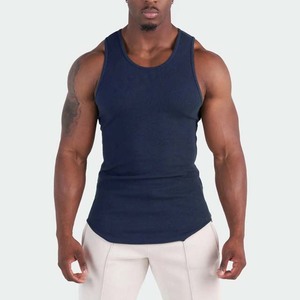 เสื้อกล้ามเล่นกีฬาของผู้ชายเสื้อกล้ามสำหรับวิ่งออกกำลังกายเสื้อกล้ามผ้าคอตตอนโพลีเอสเตอร์แขนกุดขนาดใหญ่พิเศษ - Product Image 1