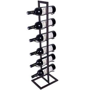 ชั้นวางไวน์ลวดโลหะเคลือบสีทองที่แขวนขวดไวน์แบบติดผนังสำหรับห้องรับประทานอาหารชั้นวางไวน์ทำด้วยมือ - Product Image 3