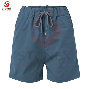 Hot Fitness Shorts de course femmes été mince lâche décontracté grande taille jambe large taille moyenne logo douanier - Product Image 4