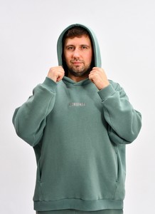 Streetwear Hoodies for Men Custom Logo Winter Hoodies Thick Baggy Drop Pullover Unisex Plain 3d Premium Embossed Hood - Product Image 5