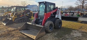 Chargeuse sur pneus TAKEUCHI TS70R avec godet frontal, moteur diesel, chenilles, pour équipement de défrichage - Product Image 3
