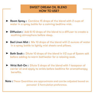 Sweet Dreams Therapeutic Grade Pure Essential Oil Blend Cold <b>Pressed</b> with Rosehip Mint Tea Tree Lemon for Body Use - Product Image 4