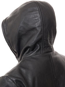 Abrigo de piel auténtica Parker para mujer, chaqueta de lona Safari con capucha, chaqueta Parka de piel para mujer - Product Image 6