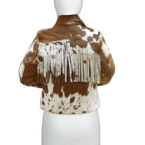 Veste en cuir de vache pour femmes, best-seller, respirante, tricotée, confortable, écologique, hiver - Product Image 3