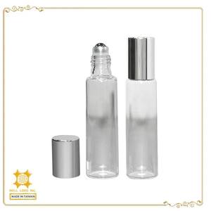 Tamaño de viaje 1mL Contenedor de vidrio roll-on Muestra de fragancia de perfume vacía con conveniente Tipo de sellado roll-on - Product Image 3
