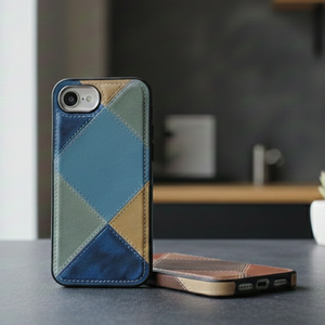 Étui de téléphone portable en cuir PU/véritable cuir de luxe avec emplacement pour carte SIM pour iPhone 16 Pro max Plus - Product Image 2