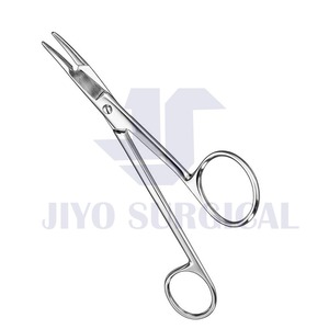 CE ISO Gillies Aguja Portaagujas Instrumento de sutura quirúrgica con tijeras Insertos de carburo de tungsteno 6 "a 7" Curvo o recto - Product Image 3