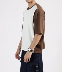 Nuevo Conjunto Deportivo de 2 Piezas para Hombre, Camiseta y Pantalones Cortos de Algodón 100%, 350 g/m², Estilo Urbano, Verano 2025, Venta al Por Mayor - Product Image 3