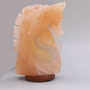 Lámpara de sal natural 100% en stock nuevo Lámpara de sal con forma de caballo Mejor precio Lámpara de sal con forma de caballo a la venta - Product Image 3