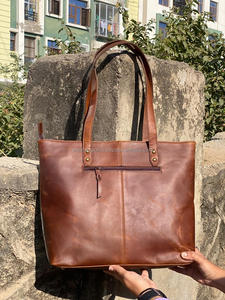 มาใหม่มือเครื่องมือแกะสลักกระเป๋าถือ Tote กระเป๋าหนังเมทัลลิคจริงขนกระเป๋าขนาดใหญ่คอลเลกชันสุภาพสตรีกระเป๋า - Product Image 5