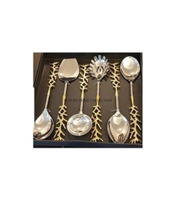 Couverts en métal de qualité supérieure avec poignées ergonomiques conçus pour les repas décontractés et formels en acier inoxydable - Product Image 4