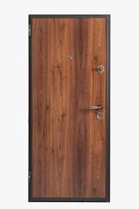 Diseño de Puerta Exterior Moderna Manual de Acero Inoxidable con Acabado de PVC para Prevención de Incendios, Ideal para Hoteles, Villas y Almacenes - Product Image 2