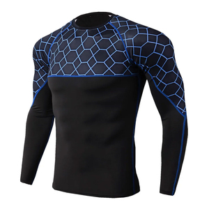 Ropa de Compresión para Hombre 2026, Camiseta de Manga Larga con Panel Sublimado, Secado Rápido, Transpirable, Traje Deportivo para Gimnasio - Product Image 3