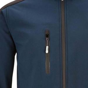 Veste Softshell en Toile d'Hiver Unisexe de Haute Qualité Confortable Bleu Marine Imperméable Coupe-Vent Respirante Matelassée 2026 - Product Image 3