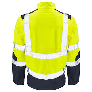 Chaqueta DE SEGURIDAD reflectante impermeable duradera Ropa de abrigo de bajo precio resistente con cremallera completa - Product Image 2