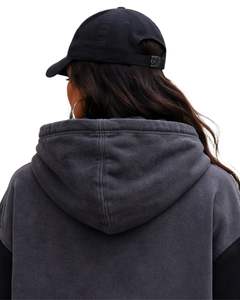 Sudadera con Capucha Extra Grande con Estampado de Calavera Gótica en Color Carbón Oscuro para Mujer, Ropa Urbana, Sudadera Informal de Forro Polar para Invierno - Product Image 6