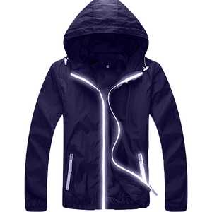 Chaquetas de alta calidad para hombre, ropa informal, chaqueta con capucha y cremallera completa impermeable para hombre - Product Image 3