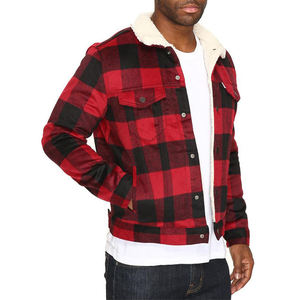 Veste en flanelle pour homme 2026, haute qualité, impression de logo personnalisée, imperméable, en polaire de mouton, style streetwear, tricotée - Product Image 1