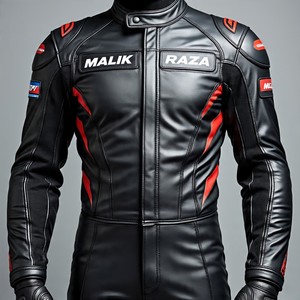 Traje de carreras de motos MALIK RAZA Custom Fit | 1,3mm cuero de vaca y armadura aprobada por CE - Product Image 6