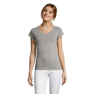 T-shirt personnalisé pour femme 150g Moon pour merchandising promotionnel - Product Image 4