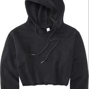 Sweat-shirts à capuche en polaire pour femmes, tailles personnalisées, pull personnalisé avec cordon de serrage et coton doux, idéal pour la salle de sport et les vêtements décontractés - Product Image 1