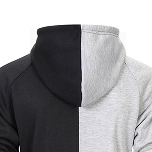 100% algodón poliéster pulóver hombres Sudadera con capucha sudaderas con capucha personalizadas polar personalización alta calidad al por mayor cremallera completa, calle - Product Image 5