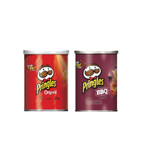Prix d'usine en gros pour les chips de pommes de terre gonflées originales 1 kg Texture dure Faible teneur en matières grasses Emballage en boîte Collations alimentaires